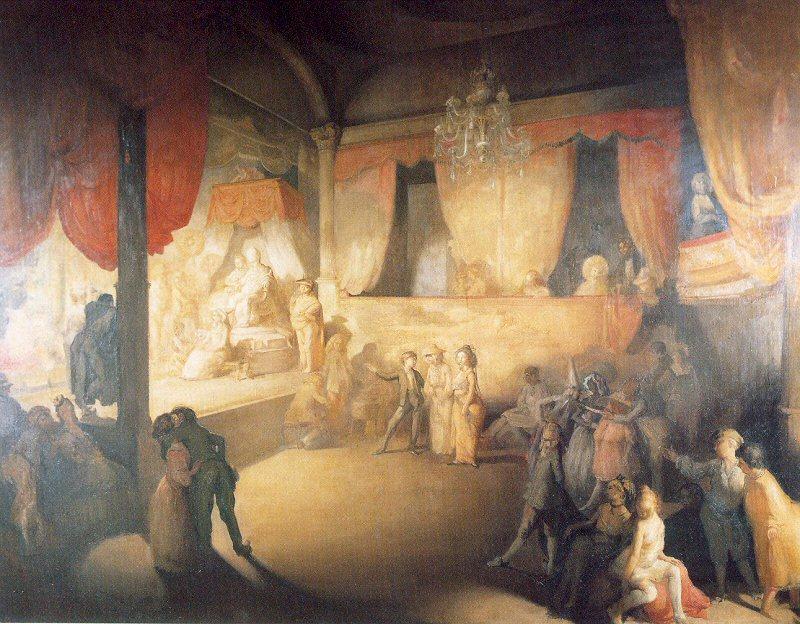 Orpen, Willam Play Scene from Hamlet France oil painting art